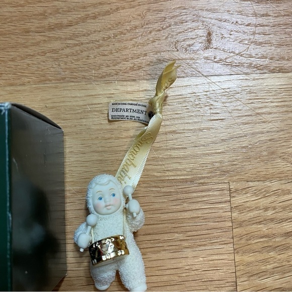 Department 56 Snowbabies Holiday Drummer Ornament Christmas Ceramic Porcelain - Picture 3 of 7